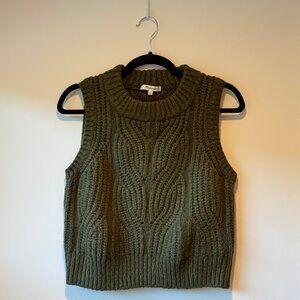 Green Knit Sweater Vest Madewell